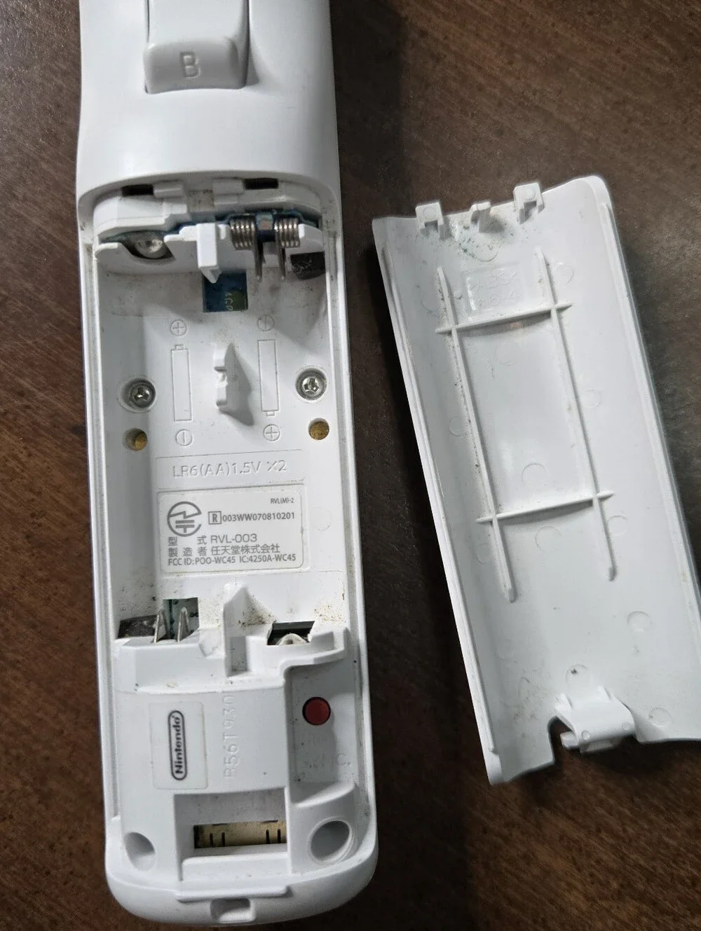 For Parts Official Wii Remote Nintendo Motion Plus Controller Untested